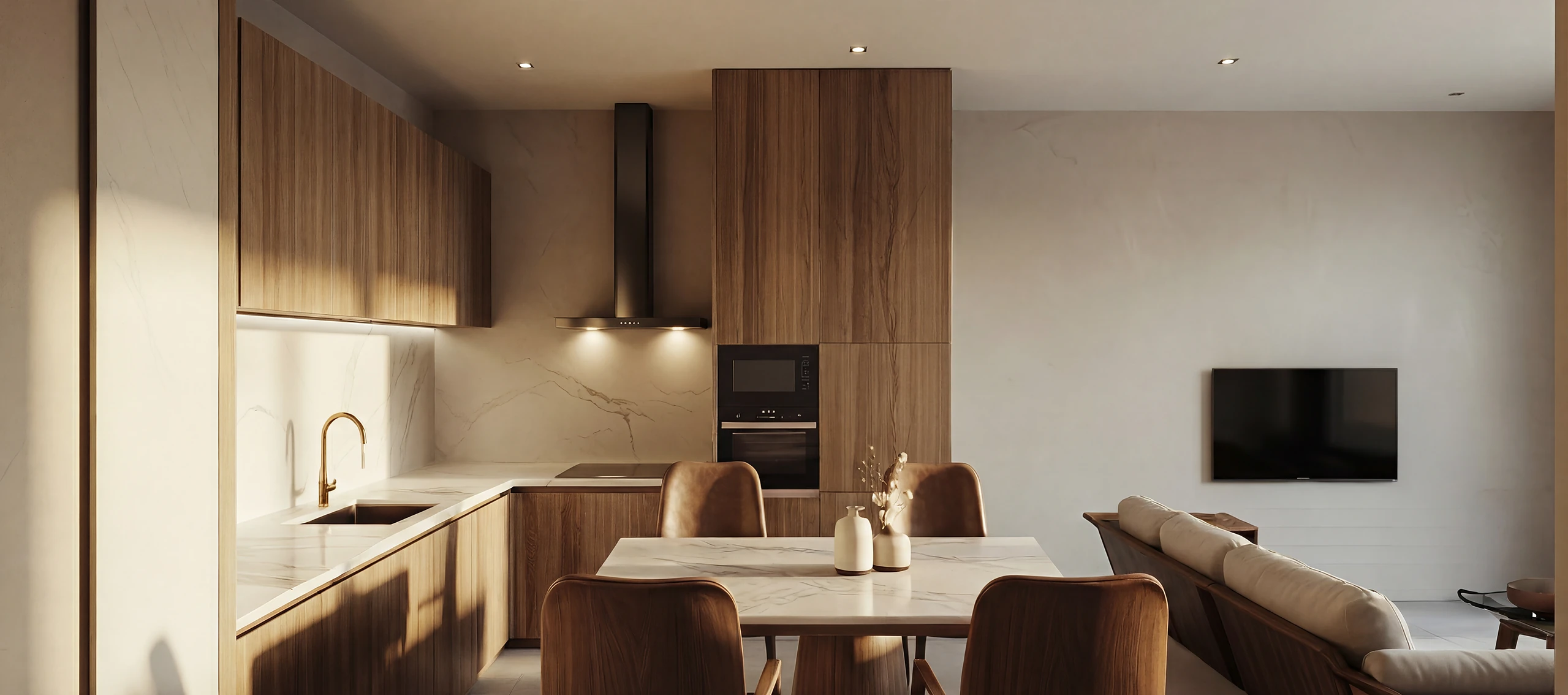 A working kitchen in a small footprint